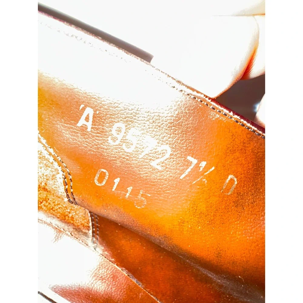 Vintage Playboy Mens Burgundy Leather Square Toe‎ Ankle Boots Block Heel 7.5 D